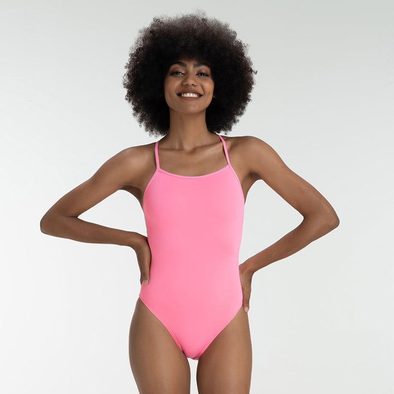 One Piece I-Shape Back Swimwear-Poochie