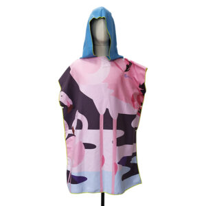 Custom Beach Poncho Towels Flamingo
