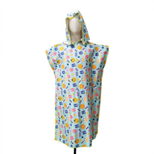 Custom Beach Poncho Towels Sun Glasses