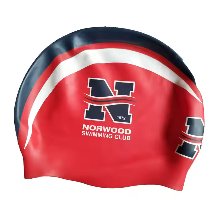 Silk Screen Printing Custom logo Swimming Caps